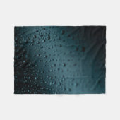 Fotografie von Tränentropfen schließen Fleecedecke (Vorderseite (Horizontal))