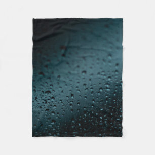 Fotografie von Tränentropfen schließen Fleecedecke