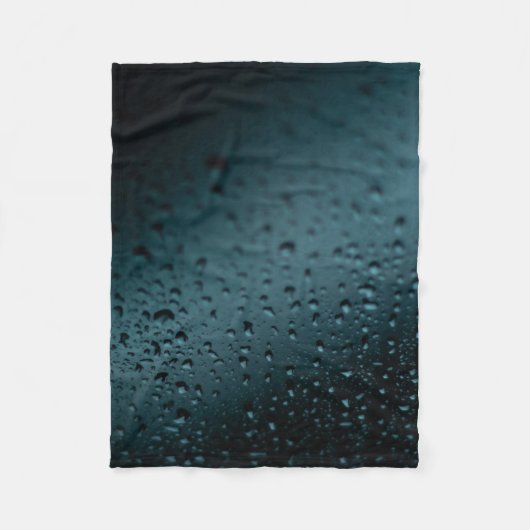 Fotografie von Tränentropfen schließen Fleecedecke (Vorderseite)