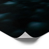 Fotografie von Tränentropfen schließen Poster (Ecke)