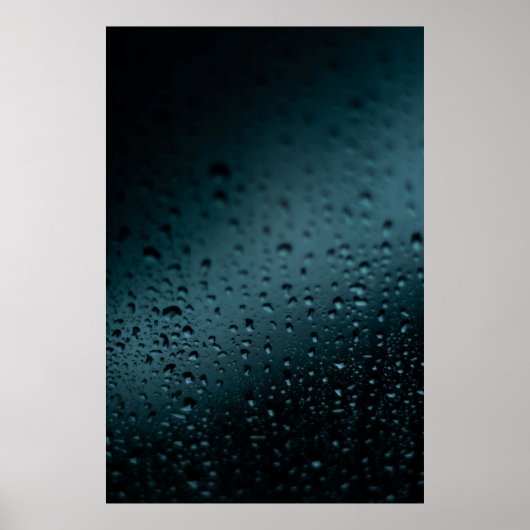 Fotografie von Tränentropfen schließen Poster (Vorne)