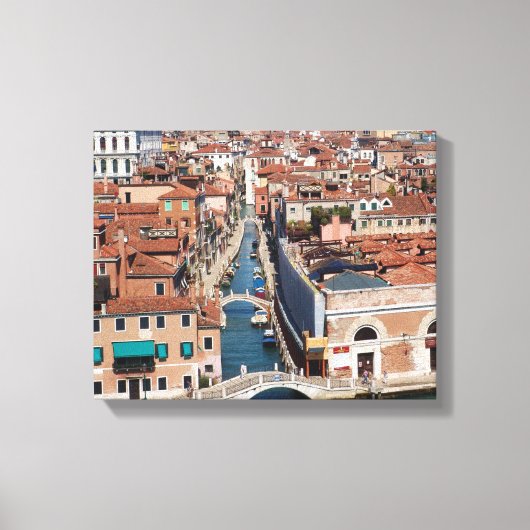Fotografie von Venedig Italien auf der Leinwand (Vorderseite)