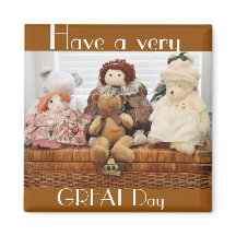 Fotografie von Vintagem Spielzeug, Bären, Kaninche