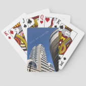 Fotografie von Wolkenkratzern der Stadt London Spielkarten (Rückseite)