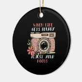 Fotografie, wenn das Leben verschwommen wird, pass Keramik Ornament (Links)