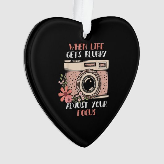 Fotografie, wenn das Leben verschwommen wird, pass Ornament (Vorderseite)