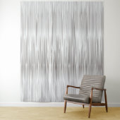 Fotografie White Silver Chic Imitate Tinsel Hinter Wandteppich (Beispiel)