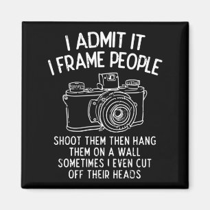 Fotografie-Zitat Horror gruselig Halloween Retro Magnet