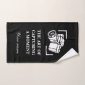 Fotografie zitiert schwarz-weiß handtuch (Handtuch)