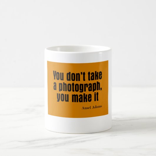 Fotografie zitiert Tasse (Mittel)