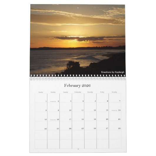 Fotografien von Australien Kalender (Feb 2026)