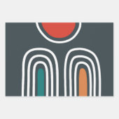 Fotografien von Sonne und Regenbogen Geschenkpapier Set (Vorderseite 3)