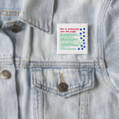 Fotografieren eines neuen Welpen Button (Beispiel)