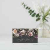 Fotografiert Blumenhaar Blume Florist Stylist Terminkarte (Stehend Vorderseite)