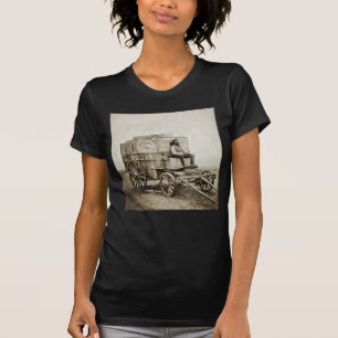 Fotografiewagen von Roger Fenton Photo Realismus T-Shirt