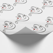 Fotografin Geschenkpapier (Ecke)