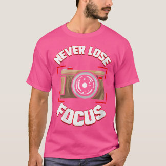 Fotografin Kamera Fotografie T-Shirt