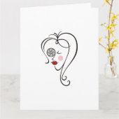 Fotografin Karte (Gelbe Blume)