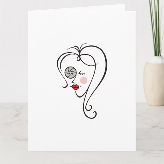 Fotografin Karte (Vorderseite)