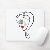 Fotografin Mousepad (Mit Mouse)