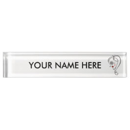 Fotografin Namensplakette