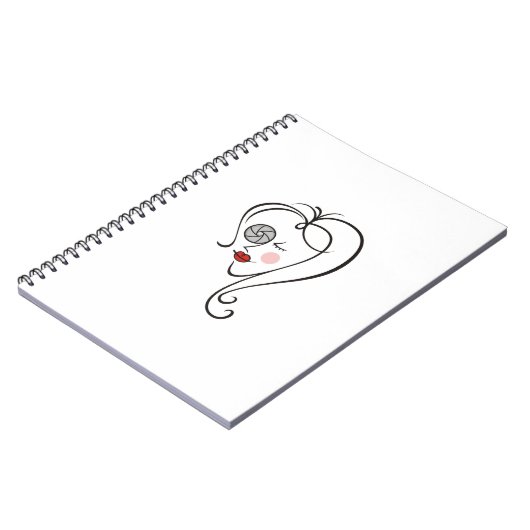 Fotografin Notizblock (Linke Seite)