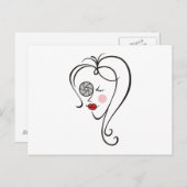 Fotografin Postkarte (Vorne/Hinten)