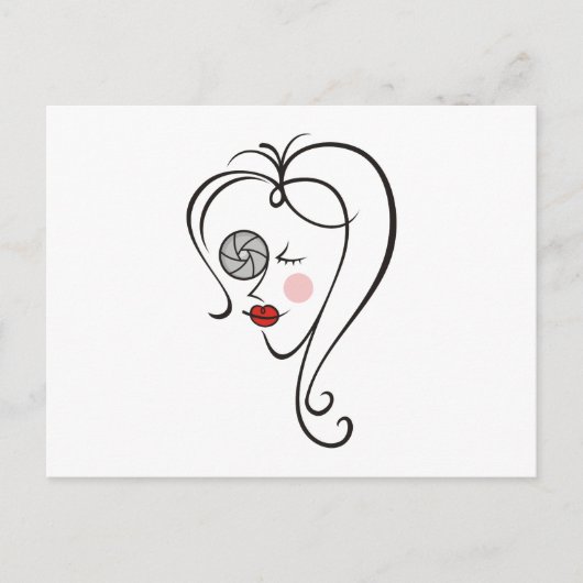 Fotografin Postkarte (Vorderseite)