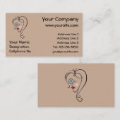 Fotografin Visitenkarte (Vorne/Hinten)