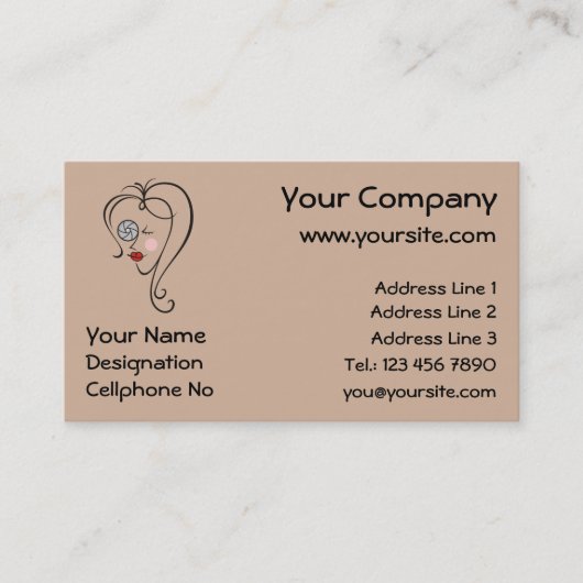 Fotografin Visitenkarte (Vorderseite)