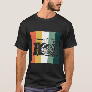 Fotografisch Vintage Retro-Liebhaber Fotografie T-Shirt