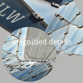 Fotografische Details zur Industriearchitektur Schreibtischunterlage