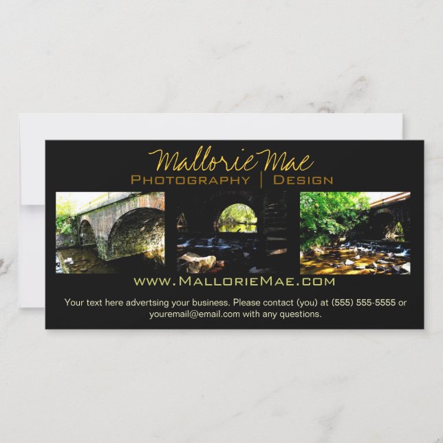 Fotografische Fotokarte (Vorderseite)