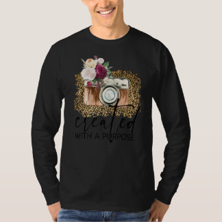 Fotografische Leopardkamera mit Ph T-Shirt