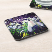 Fotografische Schneeverfahren von River Severn / H Getränkeuntersetzer (Linke Seite)