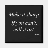 Fotografischer Anführungsmagnet Magnet (Vorne)