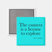 Fotografischer Anführungsmagnet Magnet (Vorderseite/Rückseite)