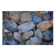 Fotografischer Druck - Die Rocks der Gold-Leinwand