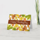 Fotografischer Erntedank im Herbst Karte (Vorderseite)