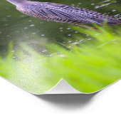 Fotografischer Heron Bird Fotodruck (Ecke)
