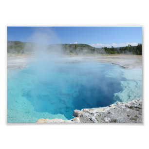 Fotografischer Print-Yellowstone Hot Spring Fotodruck