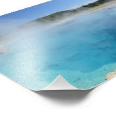 Fotografischer Print-Yellowstone Hot Spring Fotodruck (Ecke)