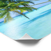 Fotografischer, tropischer Strand Fotodruck (Ecke)