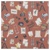 Fotografisches Kinofilmmuster Stoff (Nahaufnahme)