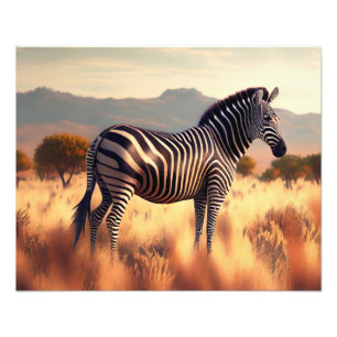 Fotografisches Print-Zebra Fotodruck