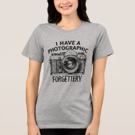 Fotografisches Vergessen Tri-Blend Shirt