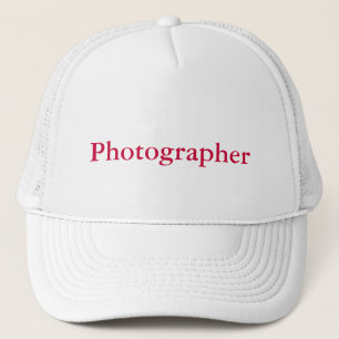 Fotografkappe Truckerkappe