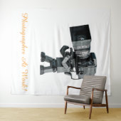 Fotografy Robot Tapestry Wandteppich (Beispiel (Horizontal))