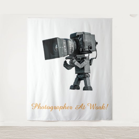 Fotografy Robot Tapestry Wandteppich (Vorderseite)