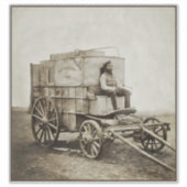 Fotografy Wagon Roger Fenton Foto Realism Aufkleber (Vorderseite)